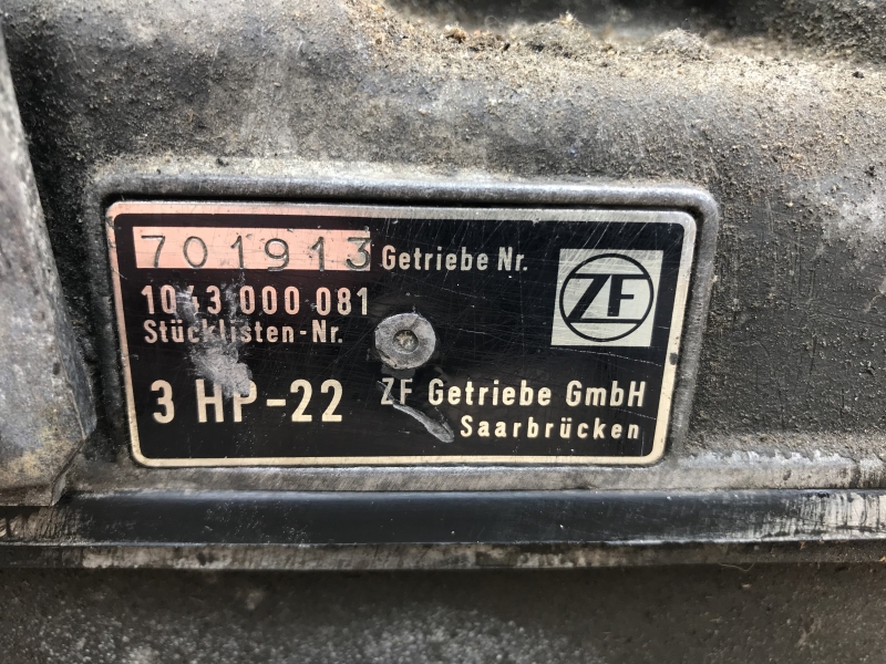 BMW E23 3HP22 ZF104340113 Automatikgetriebe